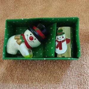 Vintage Christmas Candle Climber and holder set